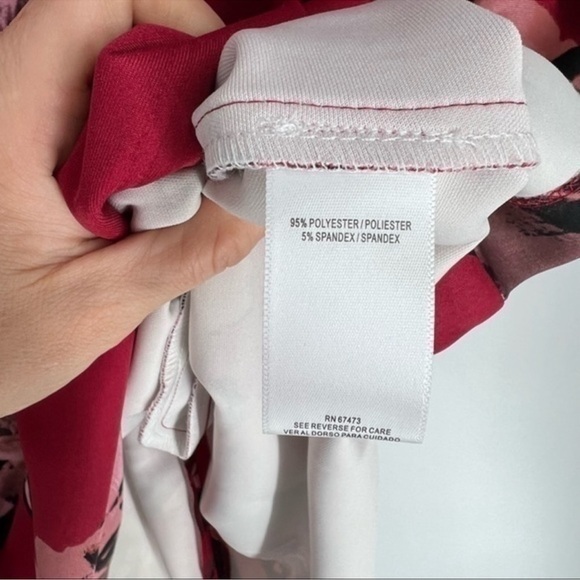 Taylor floral skater scuba dress size 14W - Picture 6 of 7